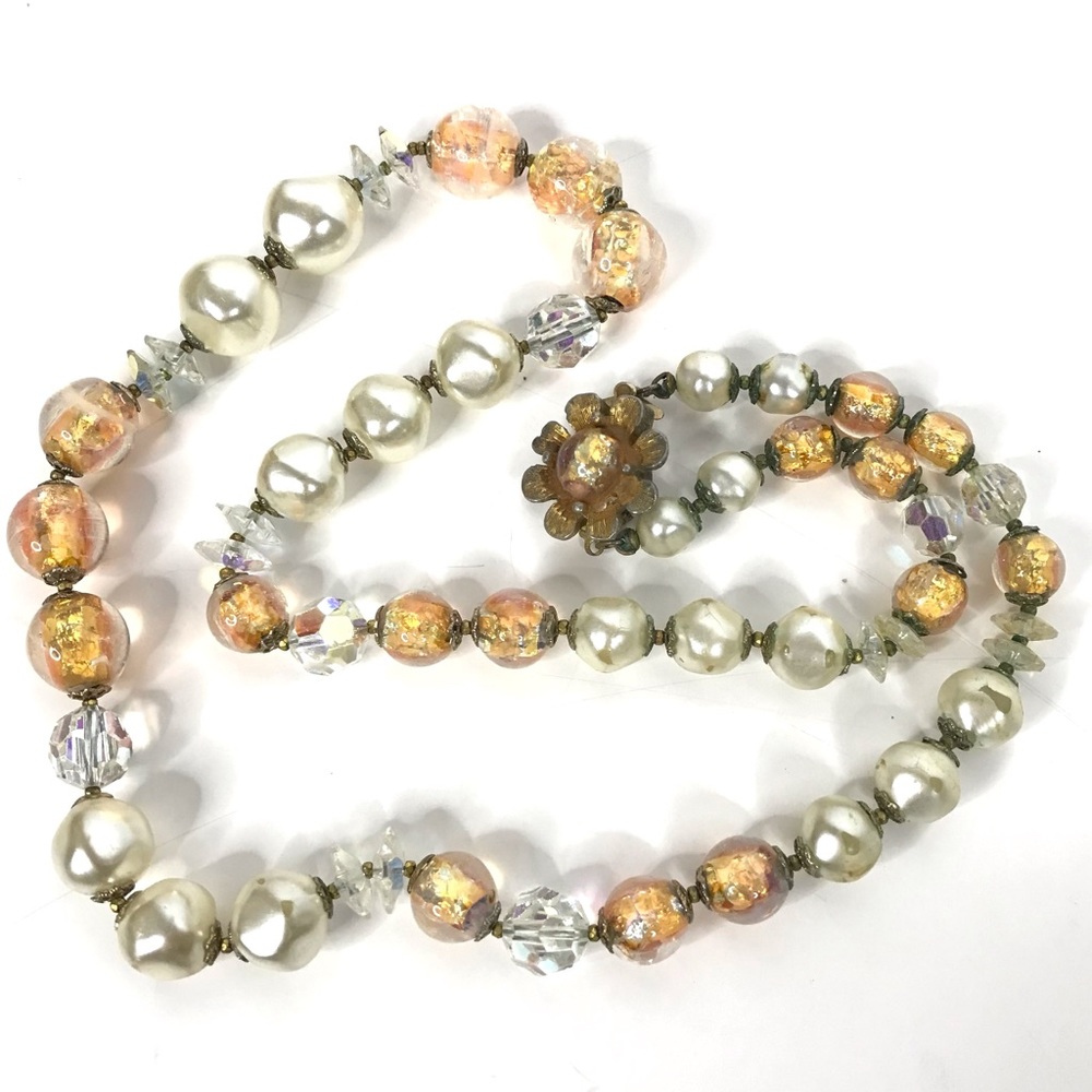 Alice Caviness Necklace Designer Glass Beaded - Picture 2 of 7